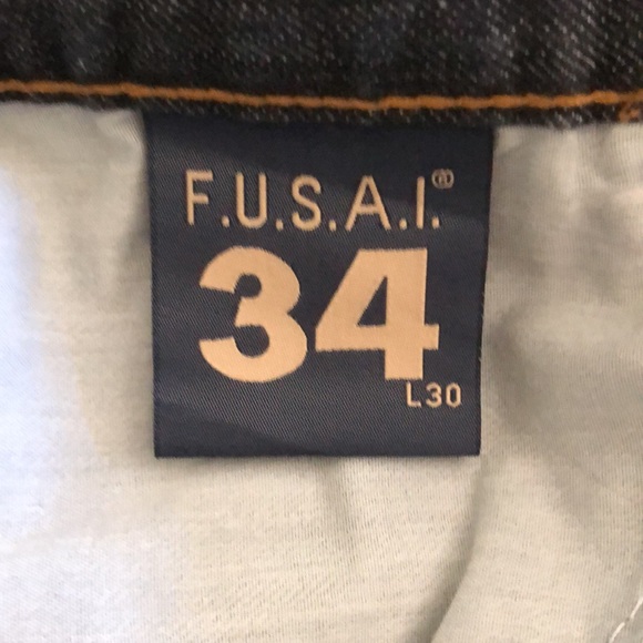 FUSAI Slim Straight Fit Jeans - Picture 4 of 7